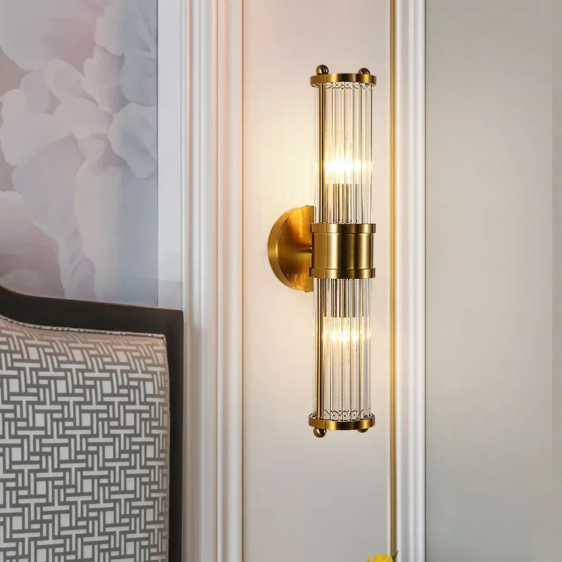 Crystal LED Wall Lights: Modern Luxury Decor for Kitchen, Living Room, Bedroom, Hallway