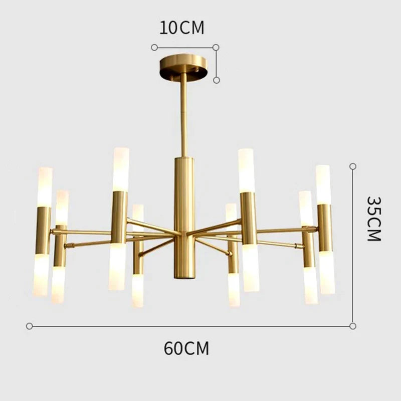 Modern LED Chandelier for Living Room, Salon, Bedroom, Dining Room - Indoor Pendant Lamp