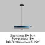 UFO Metal LED Pendant Light - Modern Art Design, Round Hanging Lamp for Home Decor