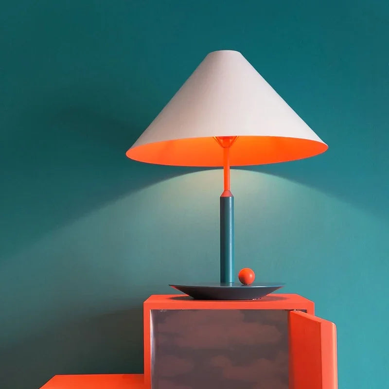 Nordic Bucket LED Desk Lamp - Modern Bedroom Bedside Decoration Table Light