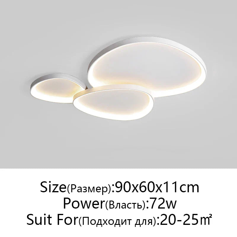LED Chandelier: Modern Indoor Lighting Fixture for Bedroom, Kitchen, Living Room