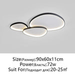 LED Chandelier: Modern Indoor Lighting Fixture for Bedroom, Kitchen, Living Room