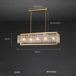 Copper Glass Pendant Light for Living Room & Foyer