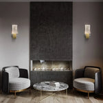 Gold Crystal Wall Light Luxury Modern K9 Crystal Interior Wall Lamp