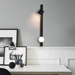 Copper Living Room Wall Lamp Modern Creative Bedroom Study Reading Light