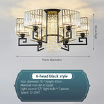 Luxury Crystal Ceiling Light for Living Room, Bedroom, Dining - Modern and Simple