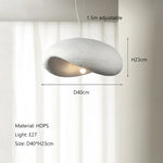 Cream Style LED Chandelier - Nordic Minimalist Wabi Sabi Pendant Light