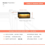 LED Pillar Top Courtyard Light - Waterproof Outdoor Street Fence Cap Post Light