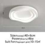 LED Round Ceiling Lamp with Remote Control Dimming for Modern Indoor Lighting