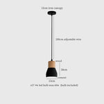Cement LED Pendant Lamp Industrial Decor Bedroom Living Room Bar Cafe