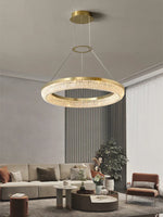 Luxury LED Ring Light Chandelier for Dining Room Décor