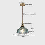 Ceramic Copper LED Pendant Lamps Modern Hanging Light Fixtures