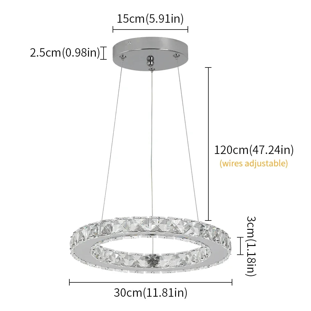 Gold Möbius Strip Pendant Chandelier for Luxe Living and Dining Spaces