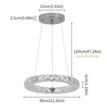 Gold Möbius Strip Pendant Chandelier for Luxe Living and Dining Spaces
