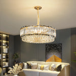 Crystal Chandelier: Elegant Modern Lighting for Living Room, Bedroom, and Restaurant.