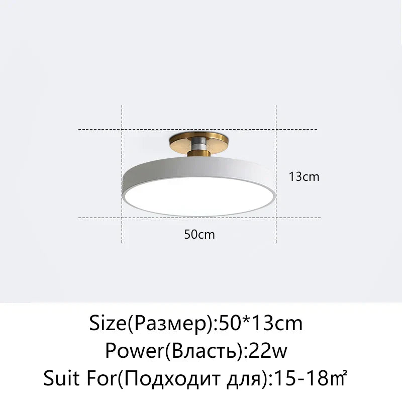 LED Ceiling Lamp for Living Room Study Child Bedroom Indoor Lighting