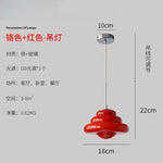 Cream Glass Pendant Lights LED G9 for Girl's Room & Kitchen