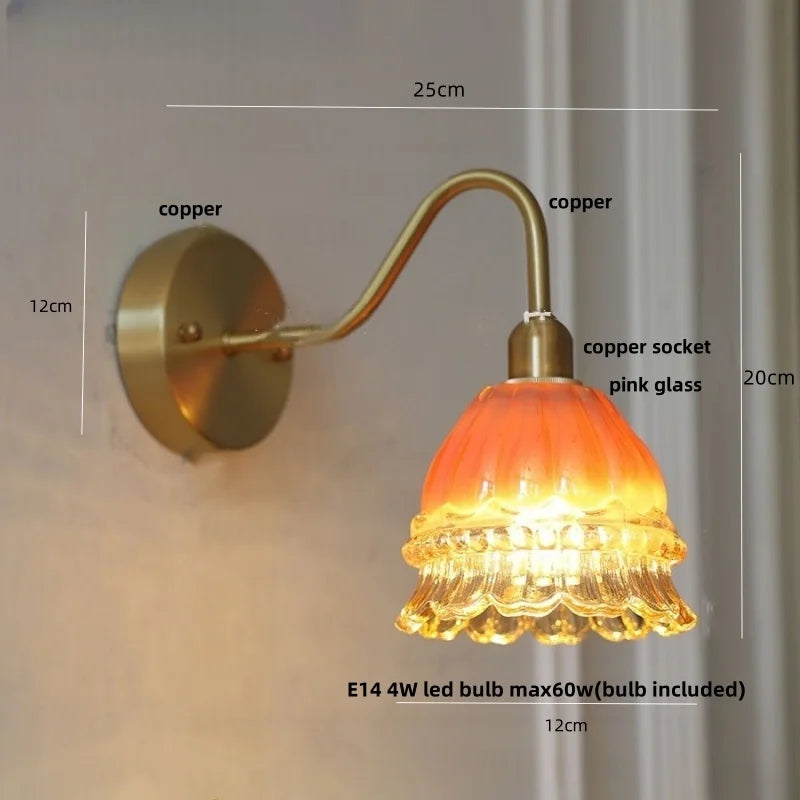 LED Jellyfish Wall Lamp: Modern Nordic Design, with Pull Chain Switch