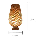 Lucide Colin Rattan Floor Lamp: Natural Handmade Light for Garden, Bedroom, Living Room