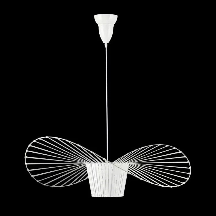 Vertigo Straw Hat Pendant Lamp French Fabric Elegant Designer Lighting