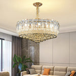 Crystal Light Chandelier: Modern Elegance for Living Room, Bedroom, Dining Room