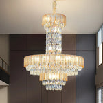 Crystal Chandelier: Postmodern Multi-layer Luxury for Living Room, Hotel Lobby, and Villa