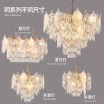 Crystal Leaves Chandelier: Elegant Postmodern Lighting for Living Room, Dining Room, Bedroom