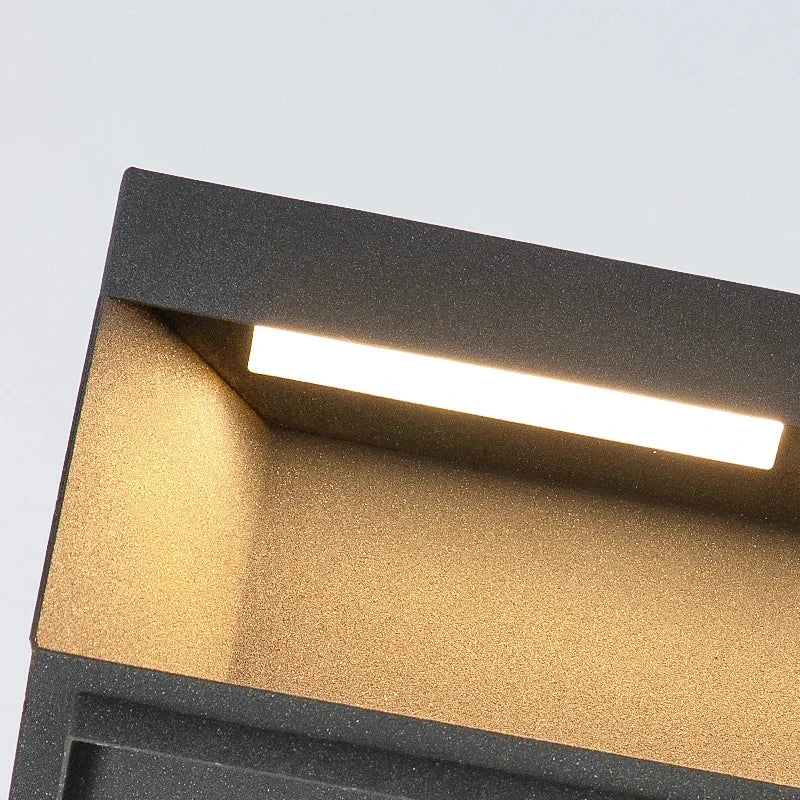 LED Pillar Top Courtyard Light - Waterproof Outdoor Street Fence Cap Post Light