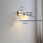 Moon Wall Sconce Up Down Rotate LED Light, Modern Nordic Bedside Lamp