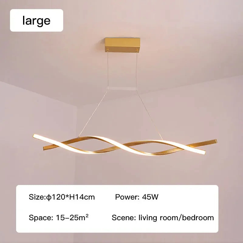 Modern Dimmable LED Pendant Lights for Kitchen Dining Office Chandelier