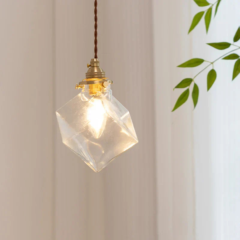 Glass LED Pendant Lights: Nordic Modern Hanging Chandelier