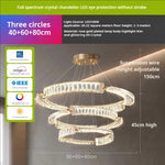 Light Luxury Crystal Chandelier for Elegant Living & Dining Atmosphere