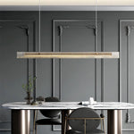 Minimalist LED Chandelier: Dimmable Pendant Lighting for Dining Table