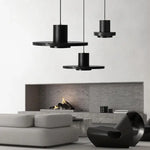 Modern Minimalist Black Hole Stone Bedroom Pendant Chandelier