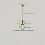 Green Leaf LED Pendant Lamp for Home and Cafe Decor