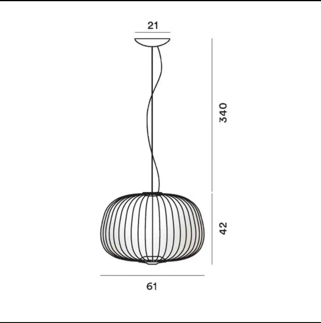 Spokes Bird Cage Pendant Light for Creative Interior Lighting