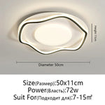 LED Chandelier: Minimalist Design for Bedroom, Dining Room, Living Room - Modern Ceiling Light