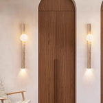 Travertine Wall Lamp Sconce Light for Home Decor & Ambiance