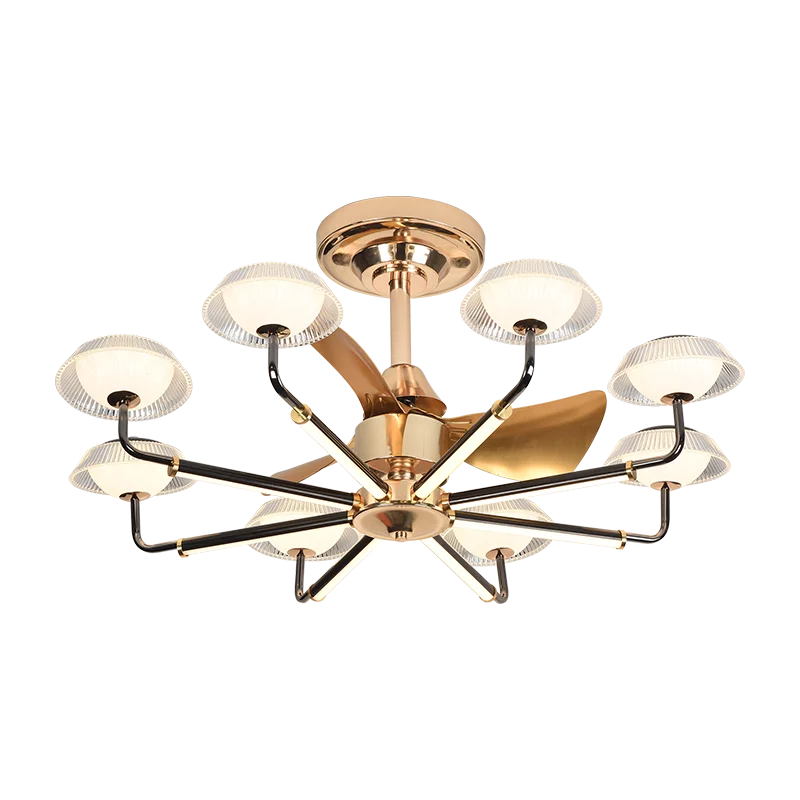 Tropics Fan Light Chandelier: Modern Simple Indoor Ceiling Board Summer Breeze Coastal Design