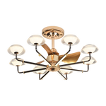 Tropics Fan Light Chandelier: Modern Simple Indoor Ceiling Board Summer Breeze Coastal Design