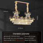 Crystal Chandelier: Modern Nordic Luxury for Living Room, Dining Room, Bedroom