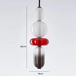 Candy Glass Ceiling Hanging Chandelier for Loft Living Room
