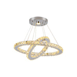 Crystal Chandelier: Luxury LED Pendant Lighting for Living & Dining Room