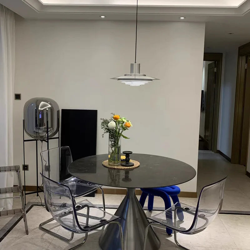 Metal Pendant Light with E27 Bulb for Dining Room and Kitchen