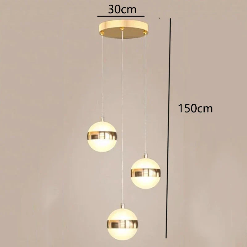 Modern Pendant Light Chandeliers for Living Room Staircase LED Indoor Lighting
