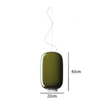 Colorful Glass Pendant Lights for Dining Room and Bedroom