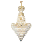 Modern Crystal Loft Chandelier for Luxury Attic Living Room
