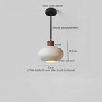Nordic White Ceramic LED Pendant Light for Modern Living Spaces