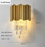 Gold Crystal LED Pendant Lights for Dining Room - Stunning Indoor Suspension Fixtures
