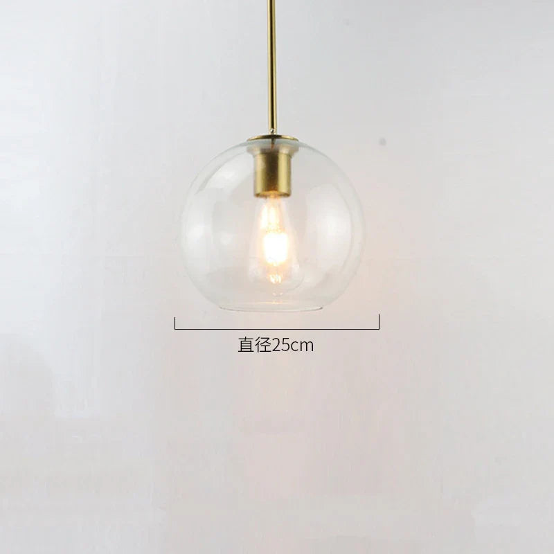Glass Ball LED Pendant Lights for Chic Home Decor and Lighting